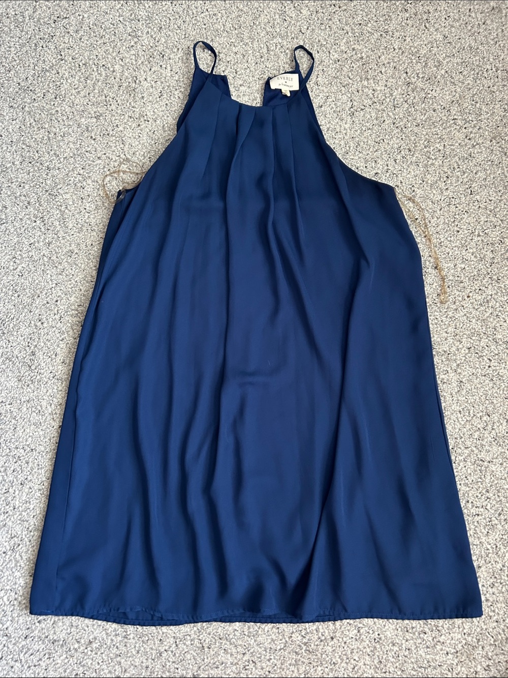 Everly Navy Halter Slip Mini Dress